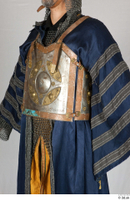  Photos Medieval Knight in plate armor 10 Blue gambeson Medieval soldier Plate armor chest armor upper body 0002.jpg